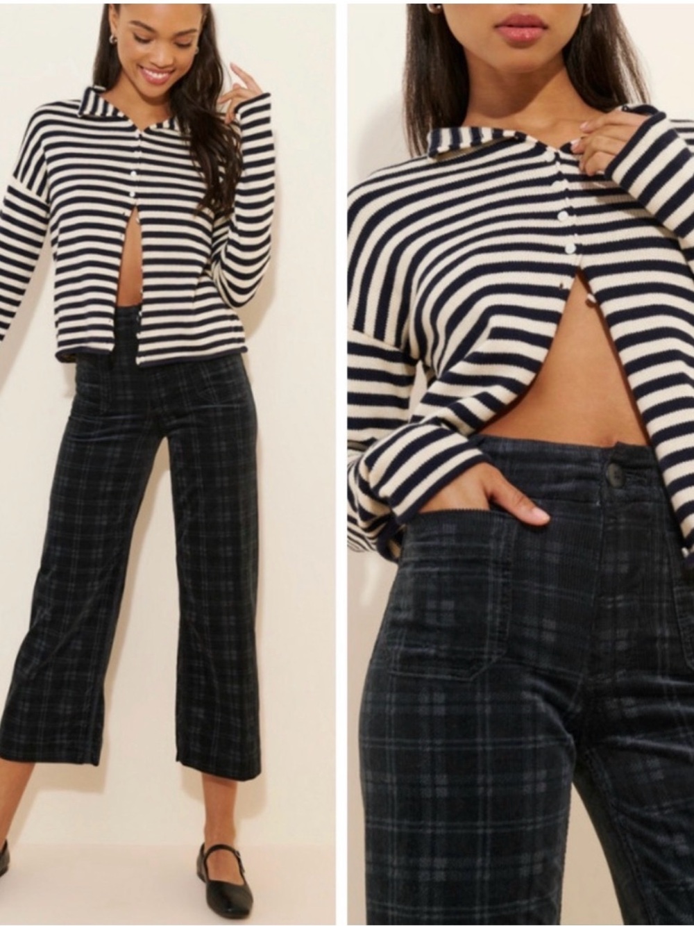 Maeve By Anthropologie Colette Pants Plaid Corduroy